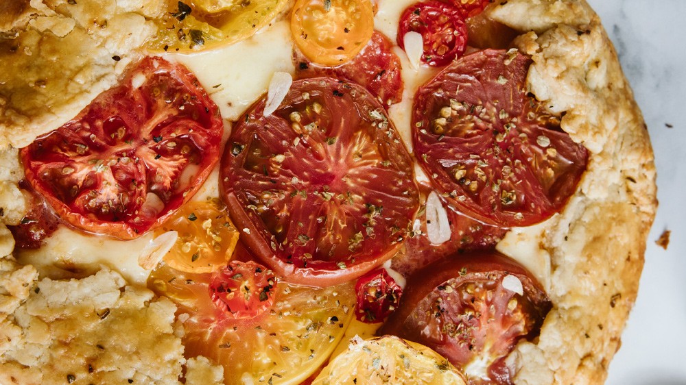 Image of Tomato Galette with Herbed Crust