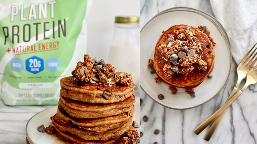 Image of Pumpkin Chocolate Chip Pancakes