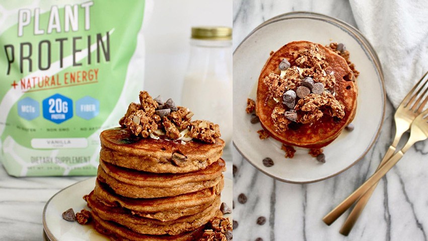 Image of Pumpkin Chocolate Chip Pancakes 