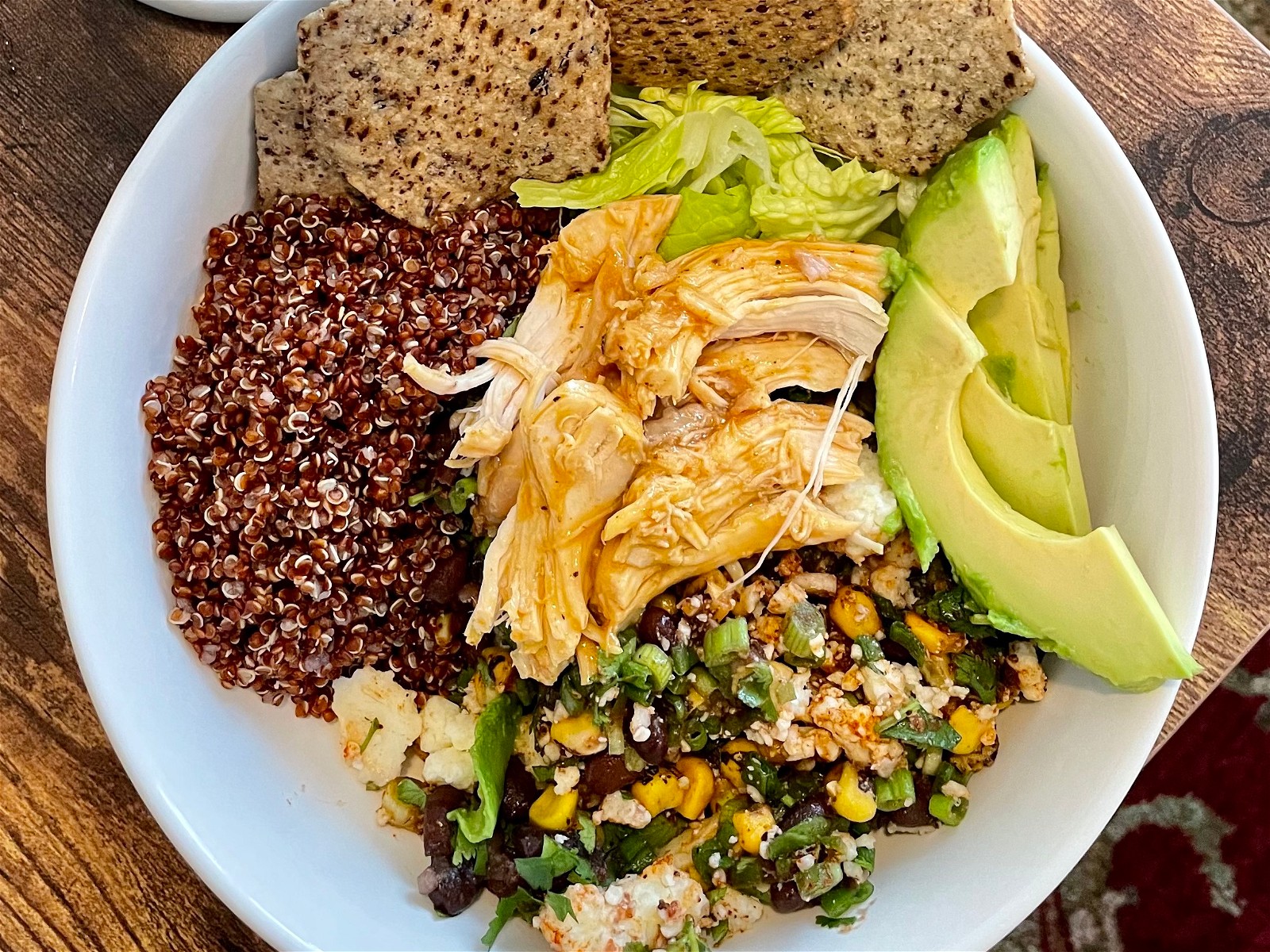 BBQ chicken quinoa salad bowls (+ video) - Family Food on the Table