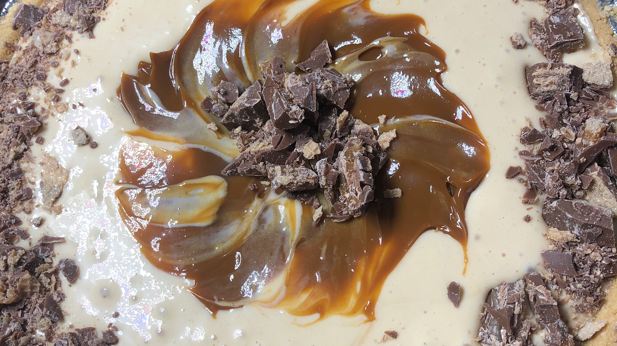 Image of Tarte au fromage et au caramel