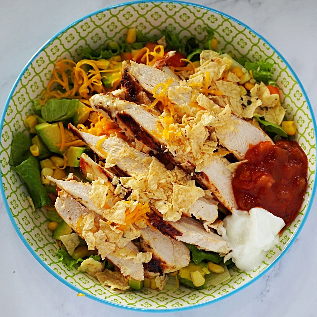 Salade Tex-Mex Au Poulet Grillé