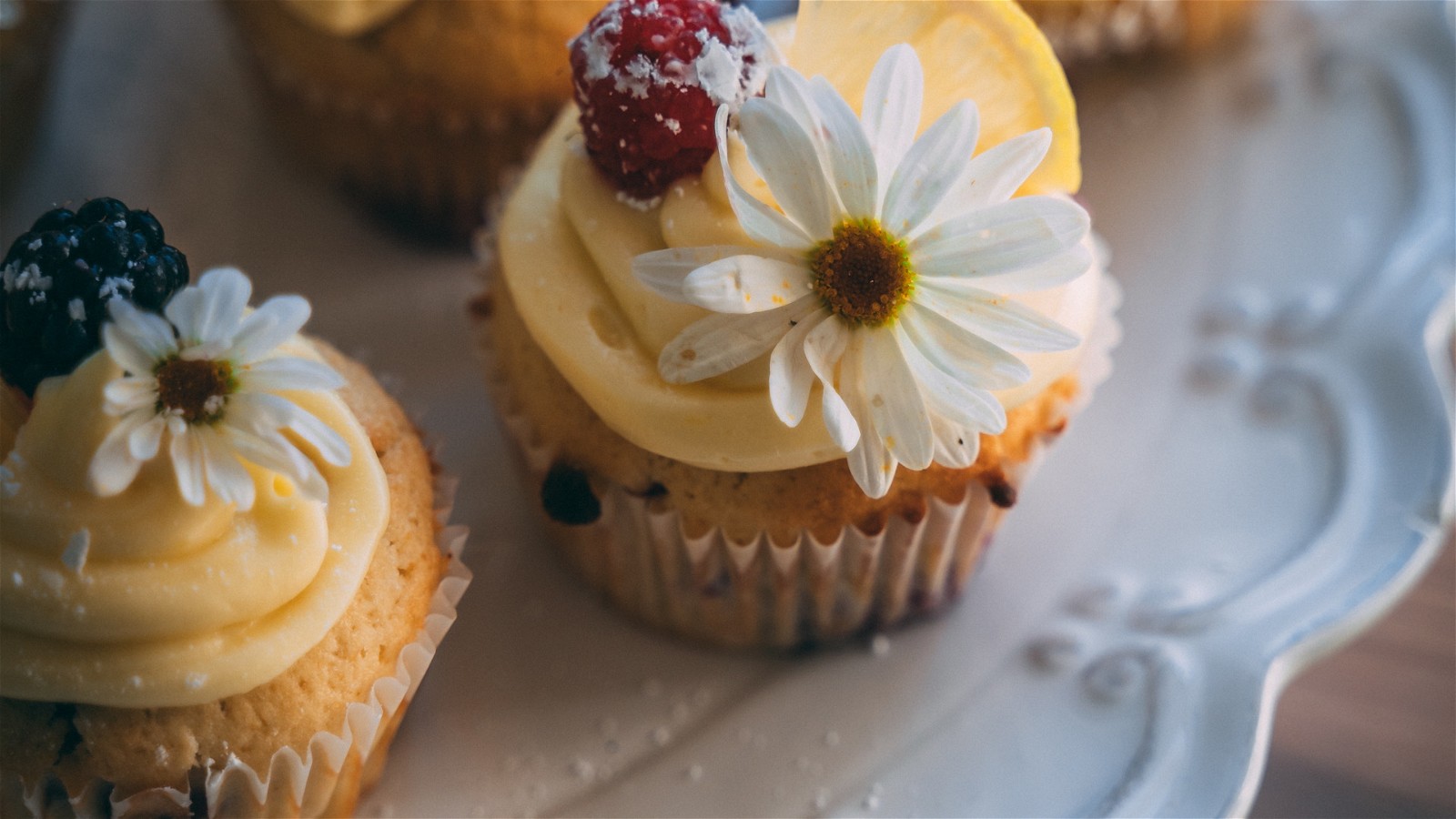 Image of The Wild Earl Grey Cupcakes