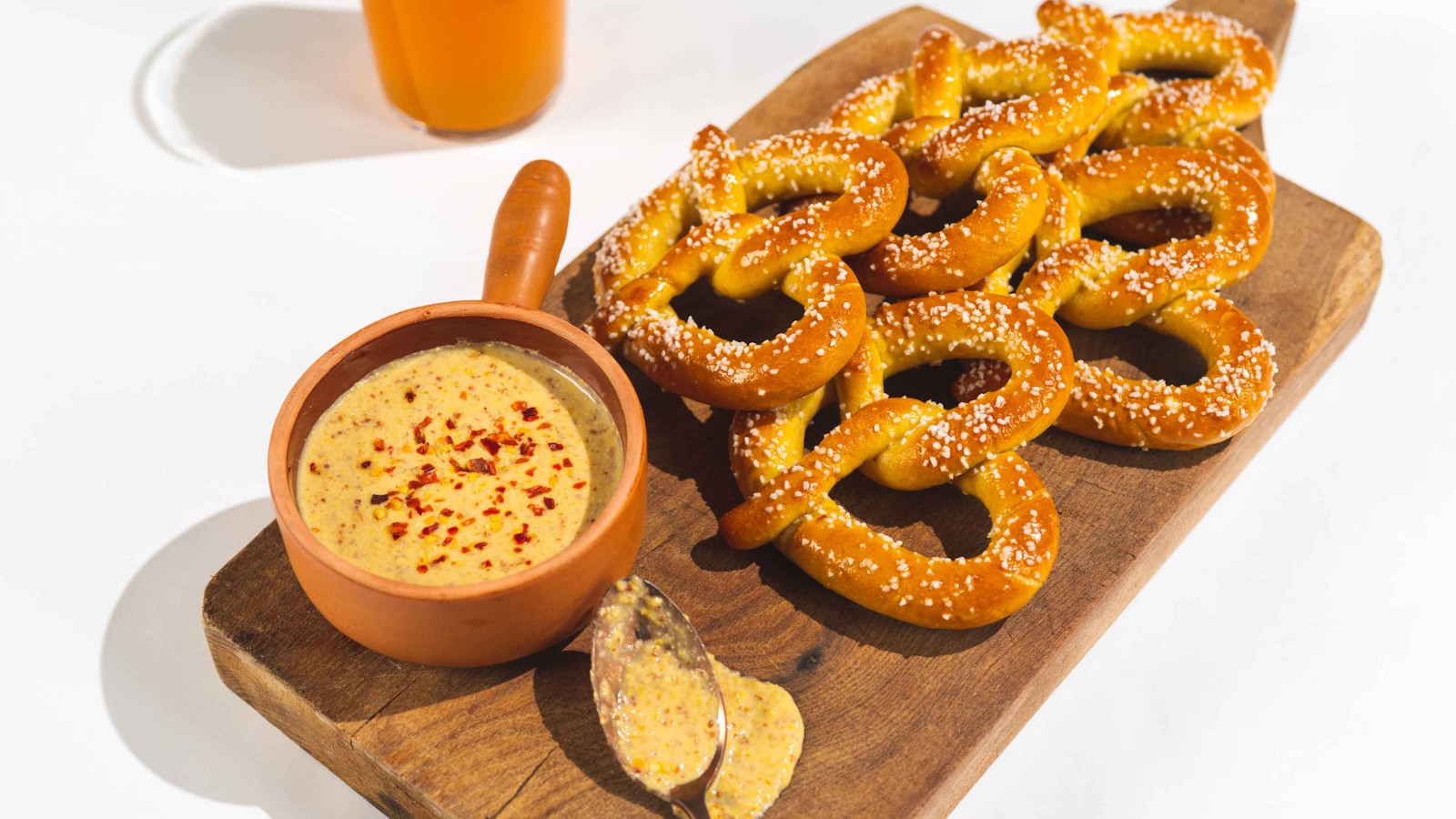 Image of Soft Pretzels with Beer Mustard