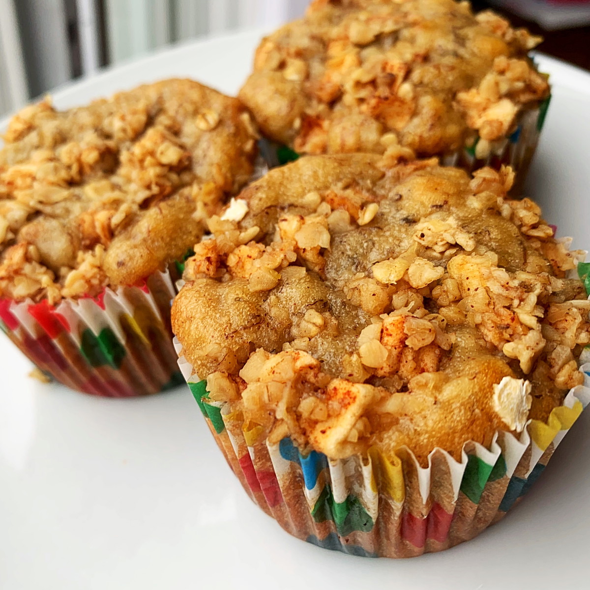 Muffins Aux Bananes, Croustade Aux Pommes