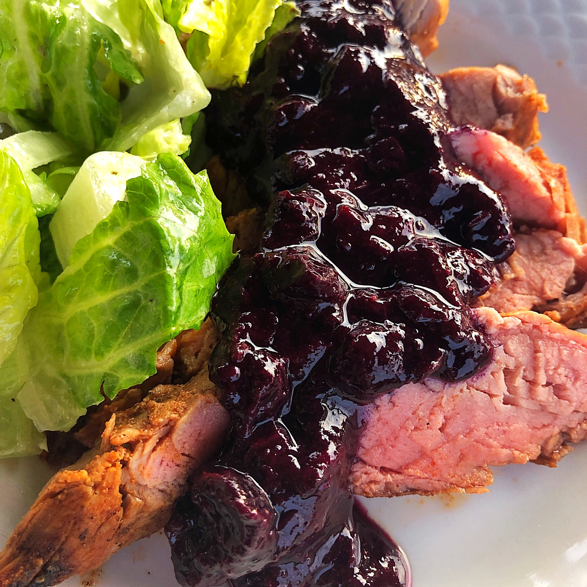 Filet de porc aux bleuets