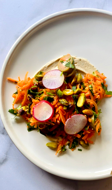 Image of Carrot Salad with Moroccan Roasted Pistachios
