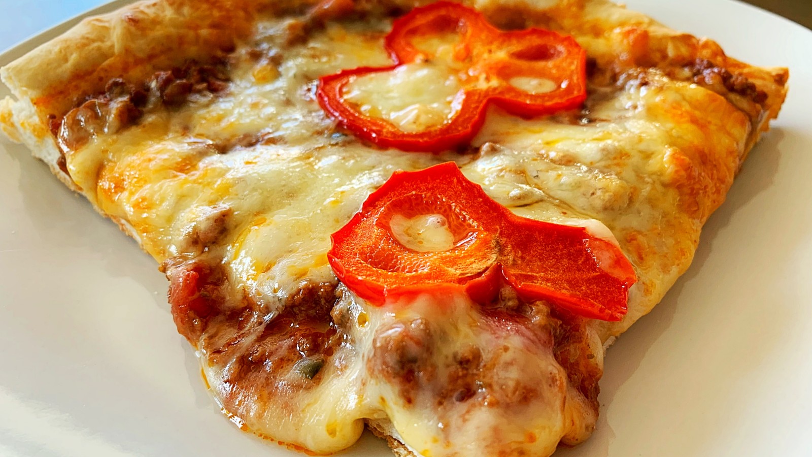 Image of Pizza à la sauce à spaghetti