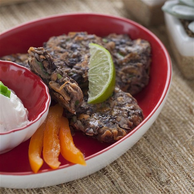 Image of Spicy Black Bean Cakes