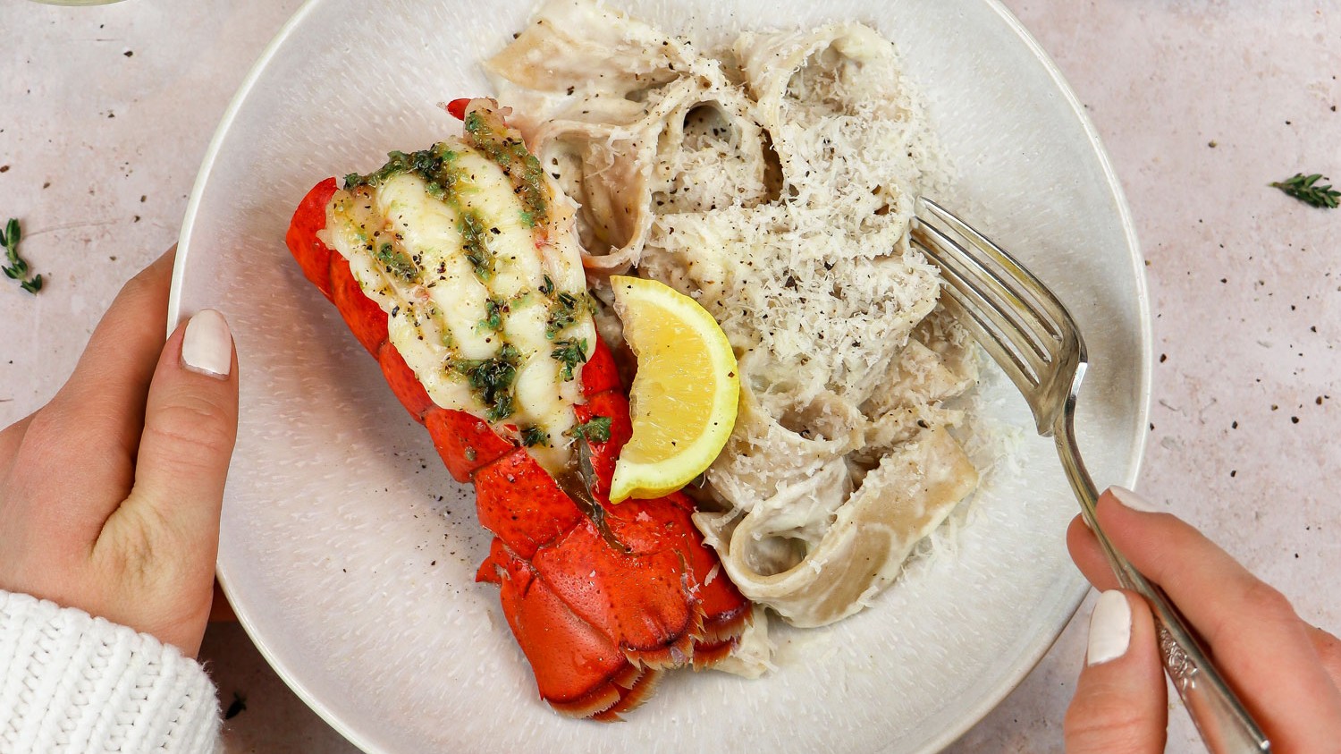 Image of How to Steam Lobster Tails + Creamy Lobster Pasta