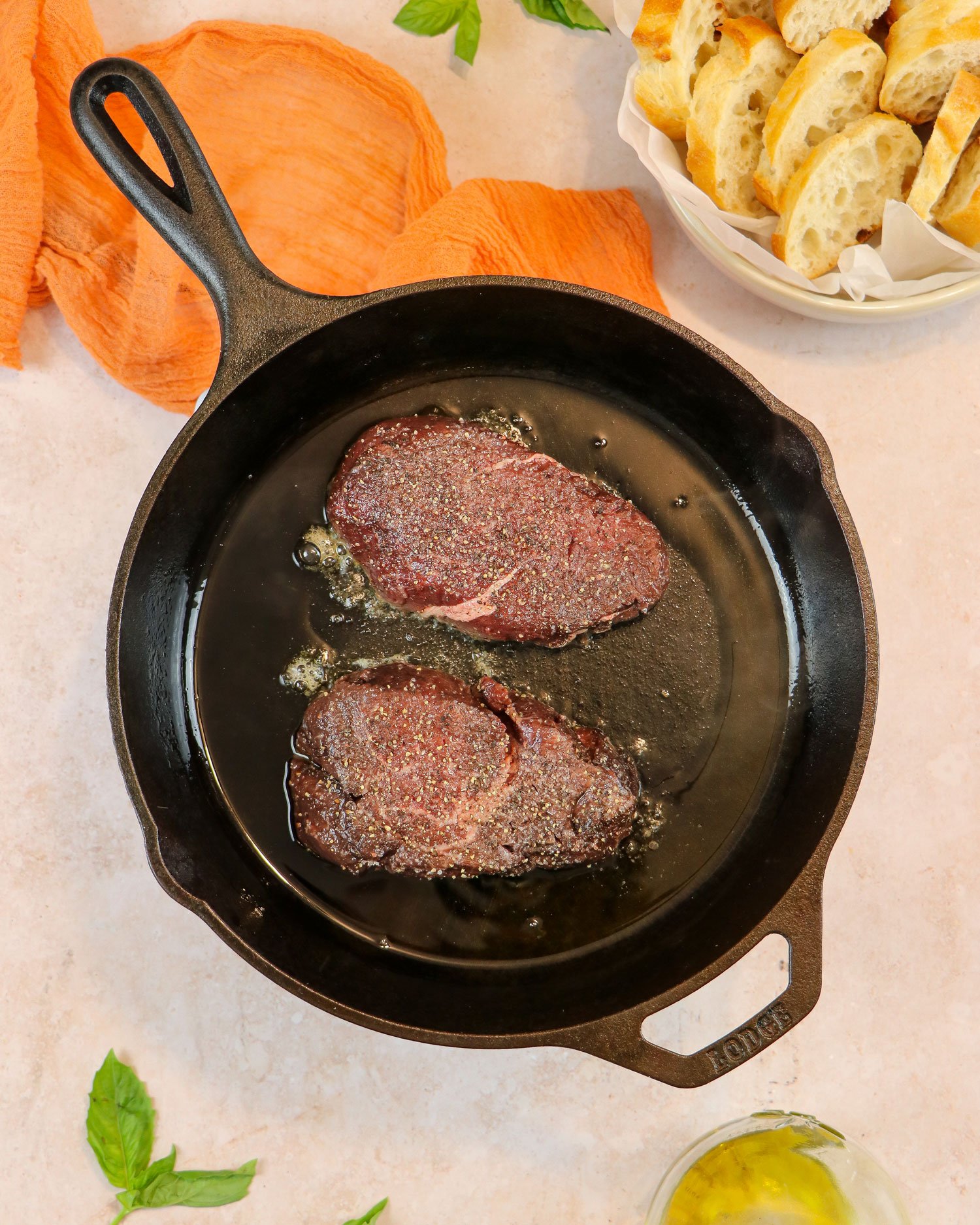 Properly Pan Searing a Filet Mignon