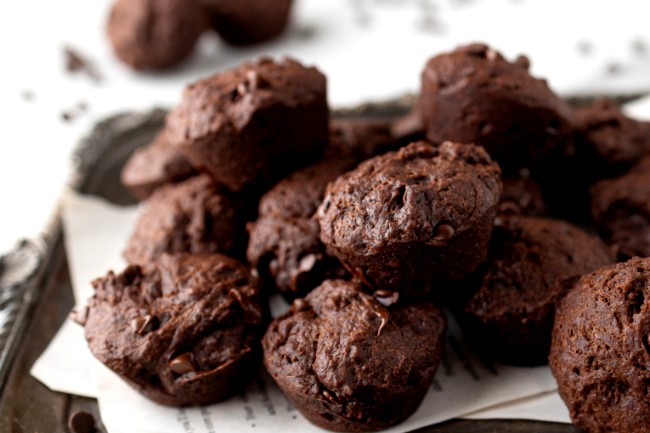 Image of Double Chocolate Chip Mini Muffins