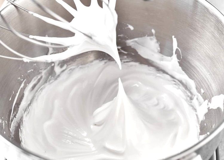 Image of Beat egg whites to soft peaks