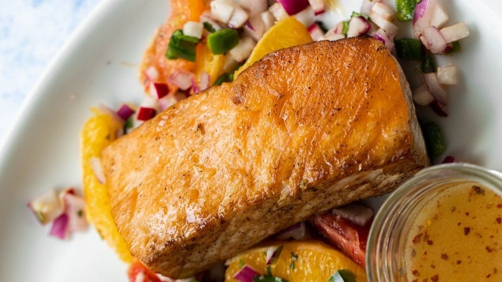 Image of Pan-Seared Opah with Citrus Salsa