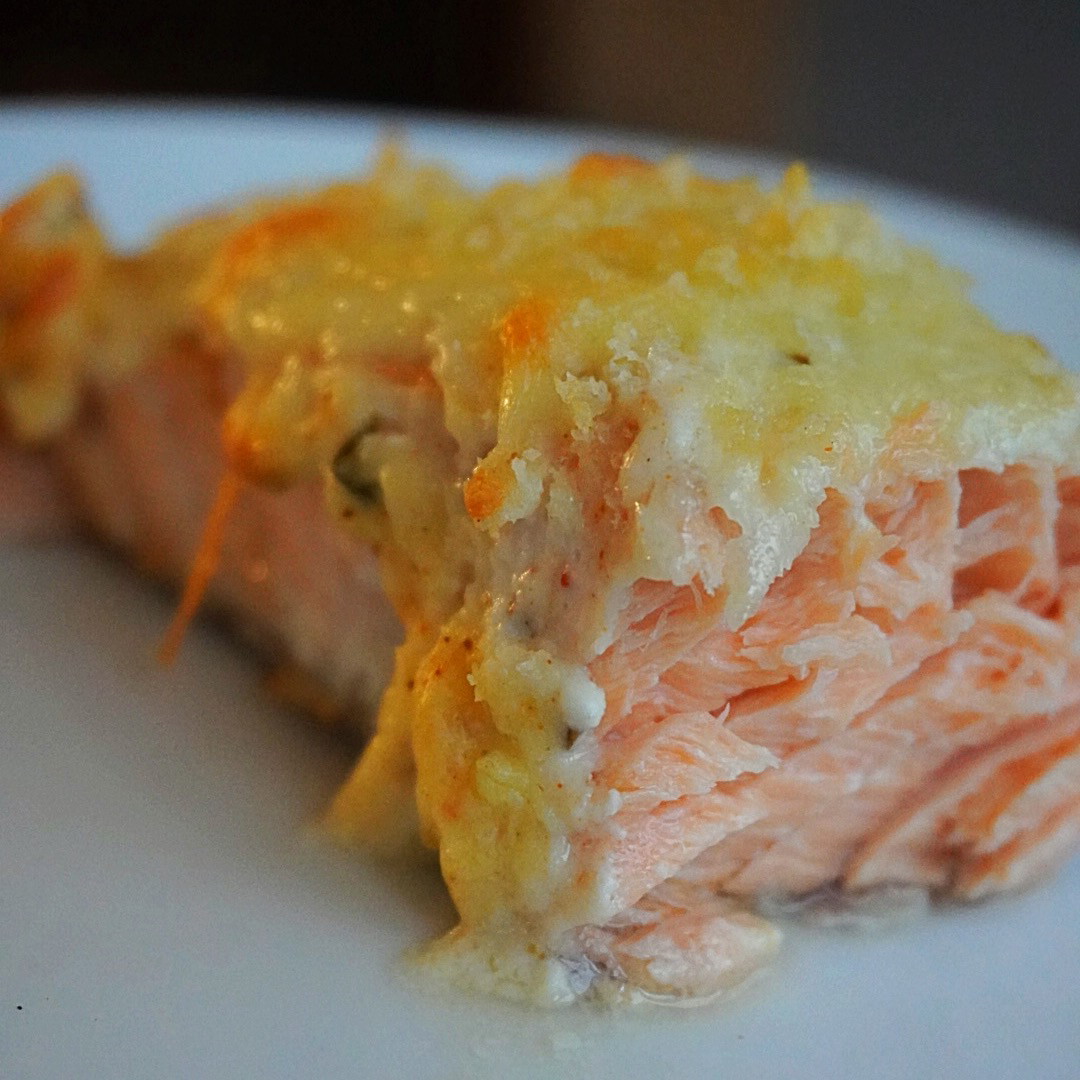 Saumon en croûte de fromage