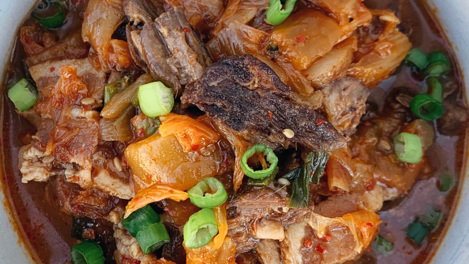 Image of Kimchi Stew with Shredded Beef