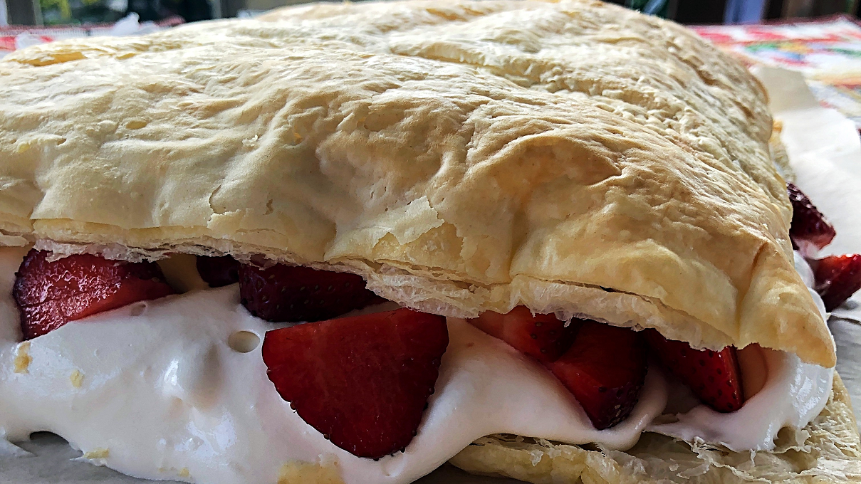 Image of Feuilleté aux fraises