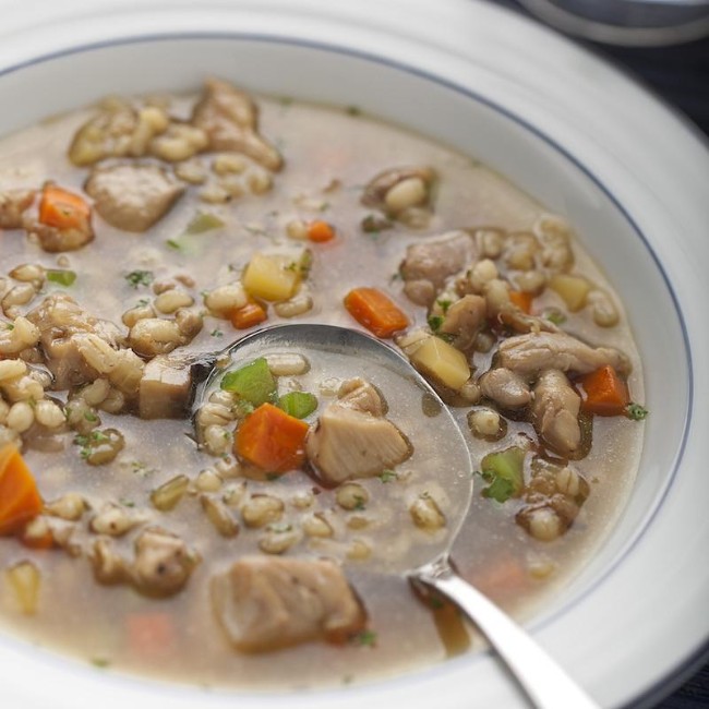 Image of Chicken Soup with Barley & Mushrooms