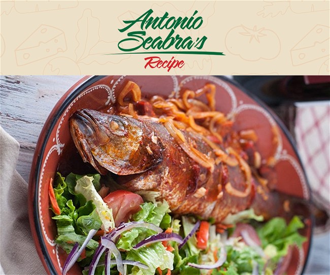 Image of Baked Bronzini Portuguese Style (Robalo)