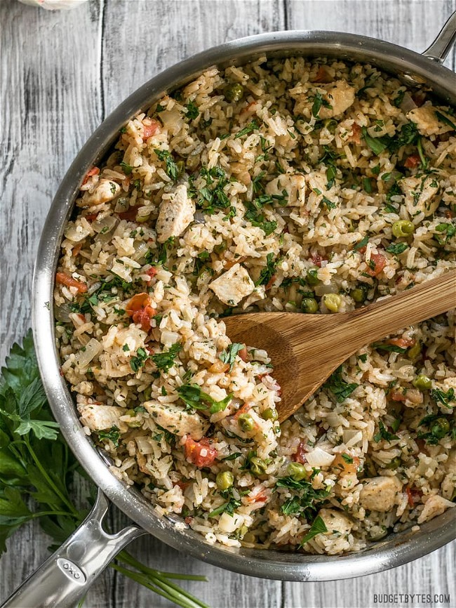Image of Chicken and Rice with More Chimichurri