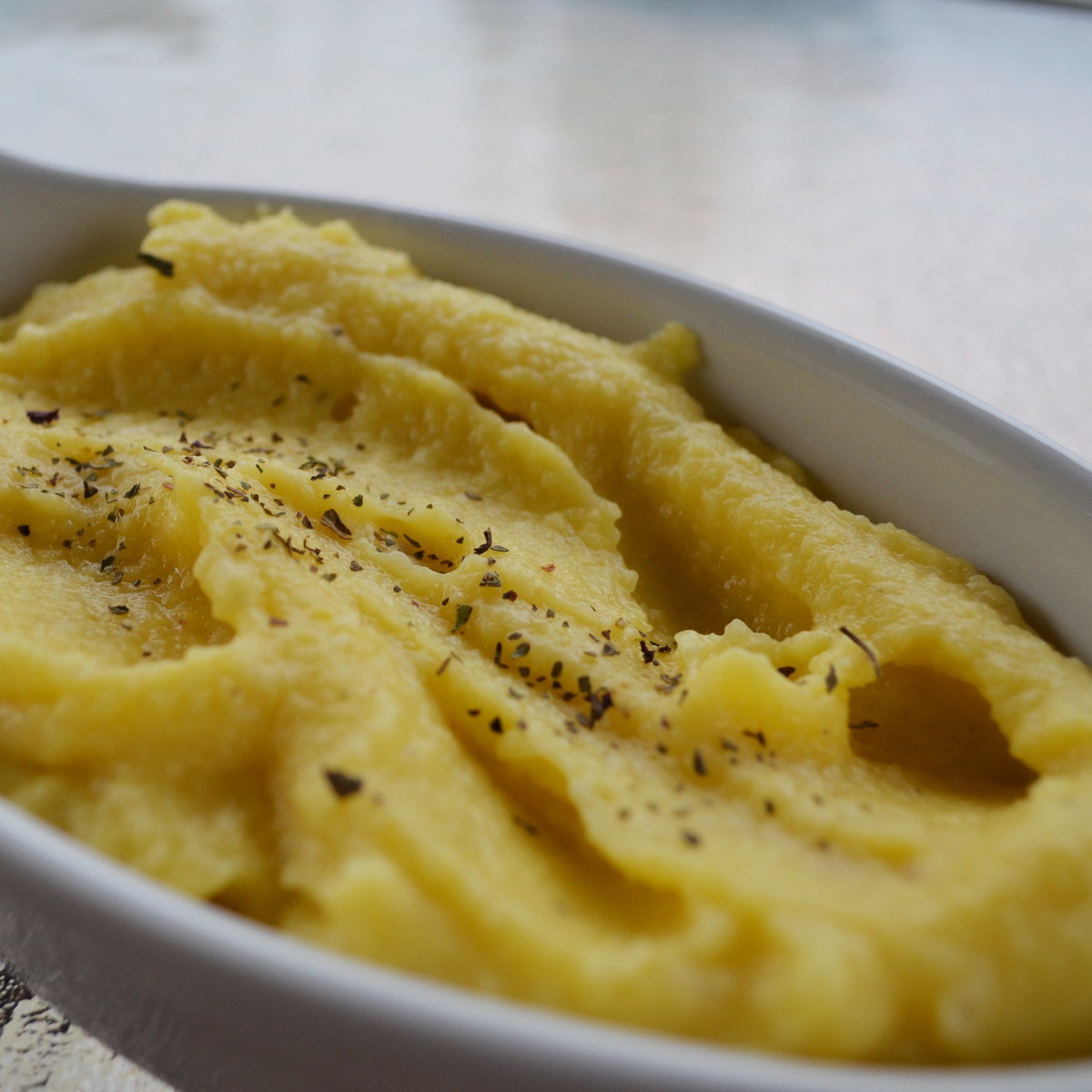 Purée de courge poivrée