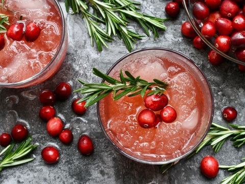 Saffron Cranberry Fizz