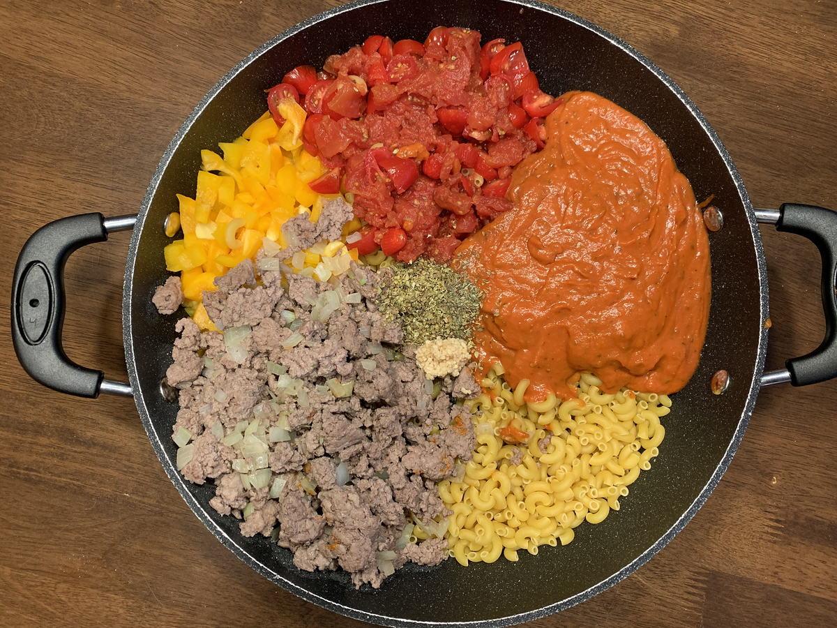 Macaroni À La Viande One Pot