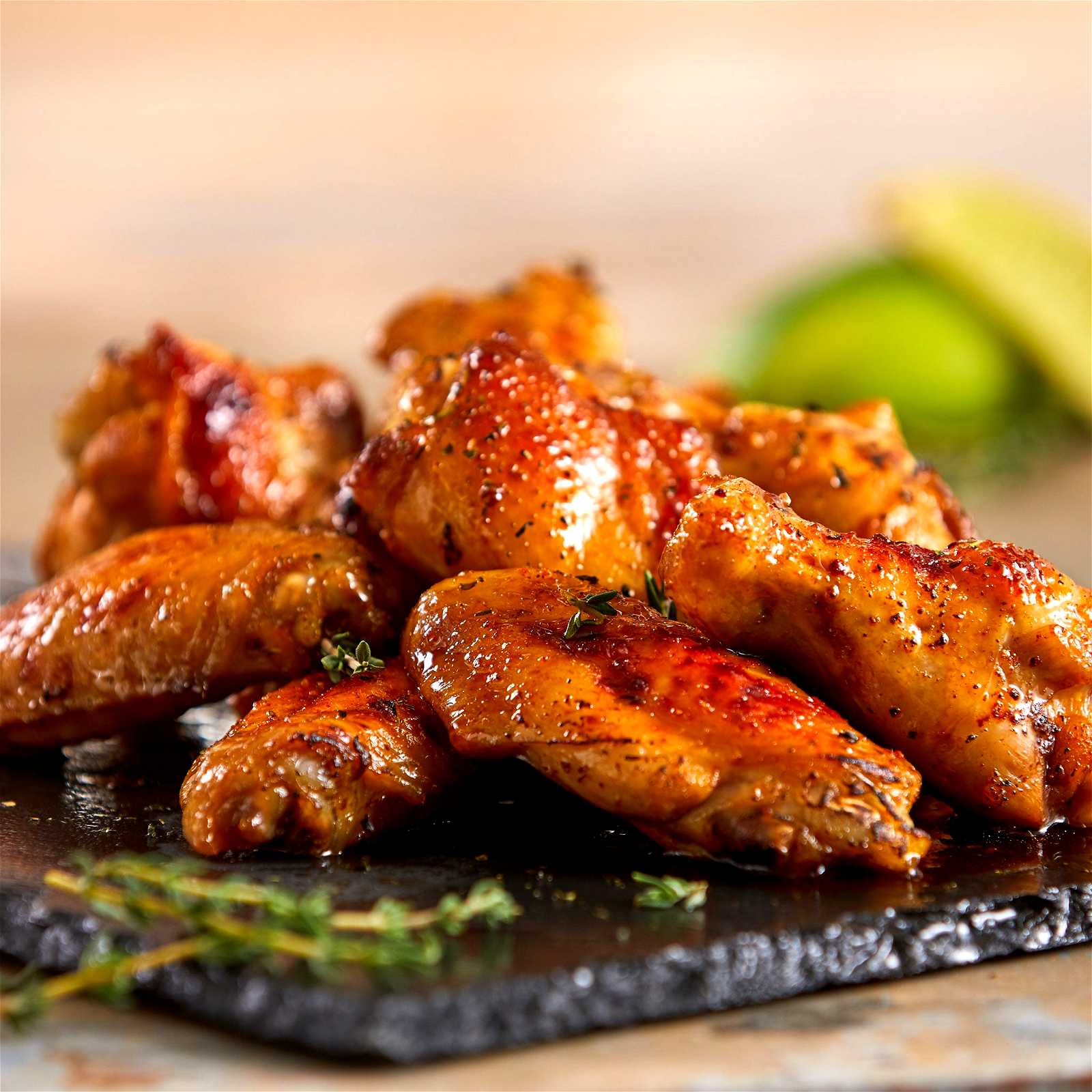 Image of Green Tea and Garlic Brined Chicken Wings