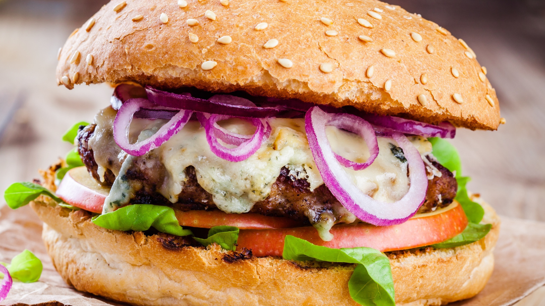 Image of Burger au porc style cabane à sucre