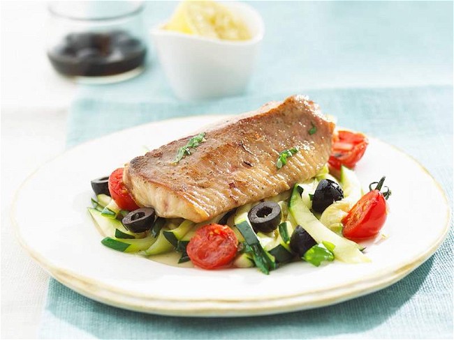 Image of Arctic Char with Summer Vegetables Recipe