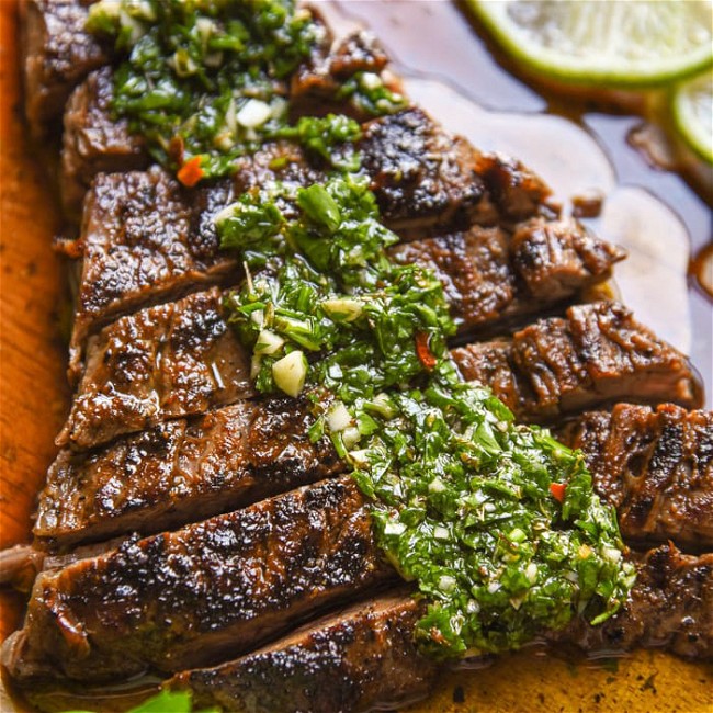 Image of Flank Steak and More Chimichurri