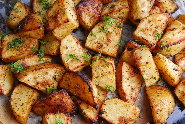 Image of Delicious Dijon Roasted Potatoes