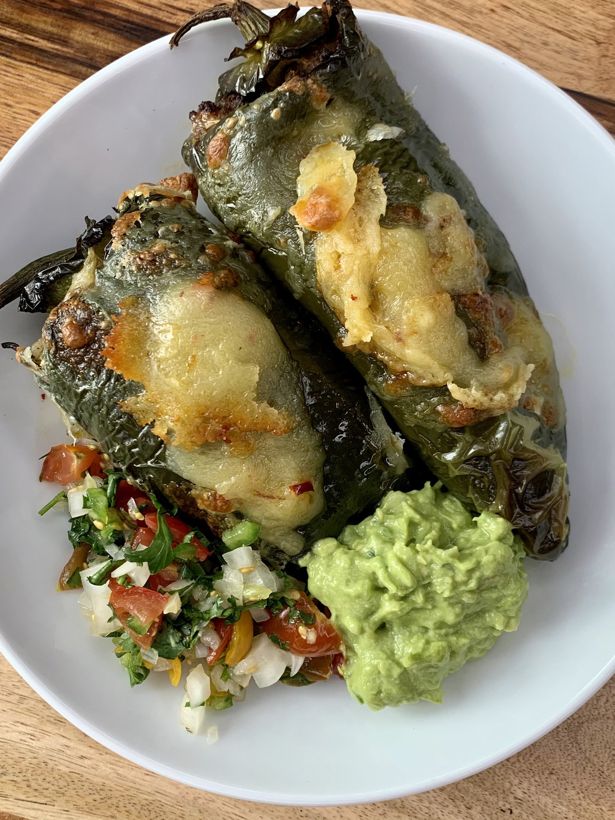 Stuffed Poblano Peppers