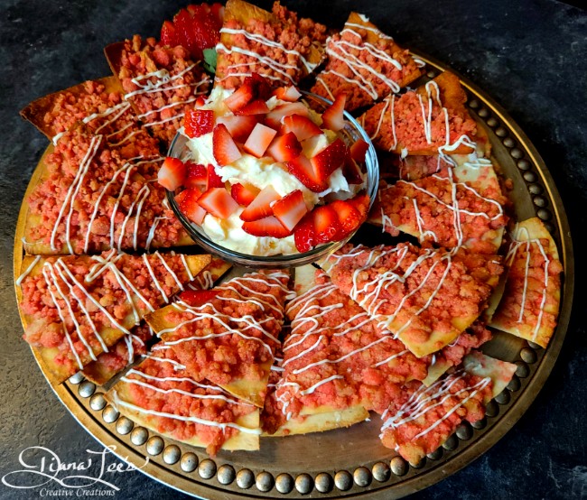 Image of Strawberry Cheesecake Crunch Nachos 