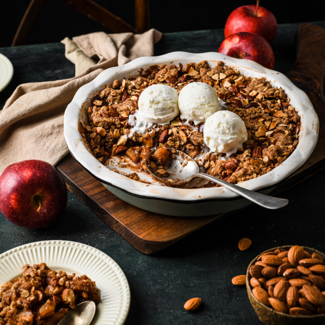 Image of Almond Apple Crisp