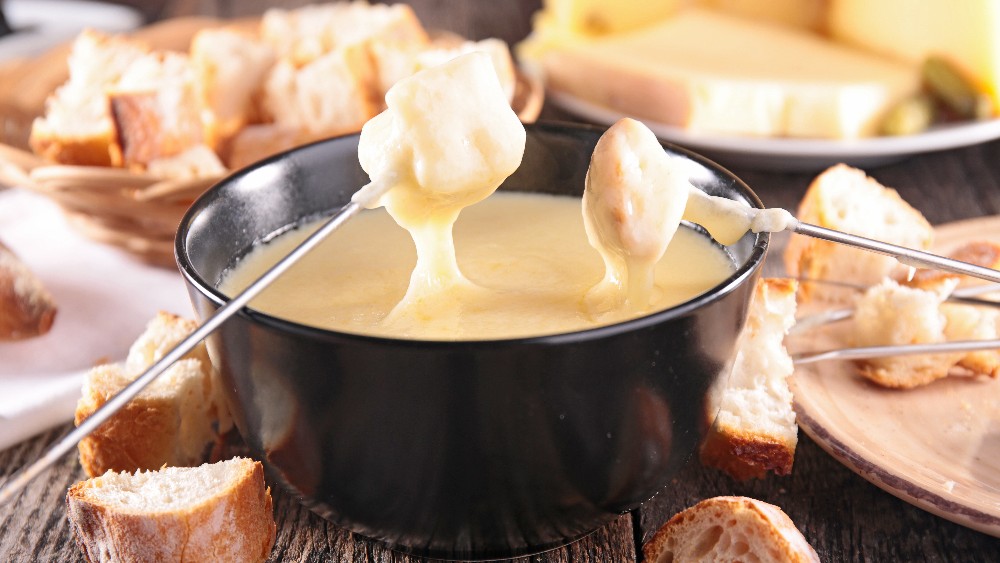 Image of Cheese and Wine Fondue