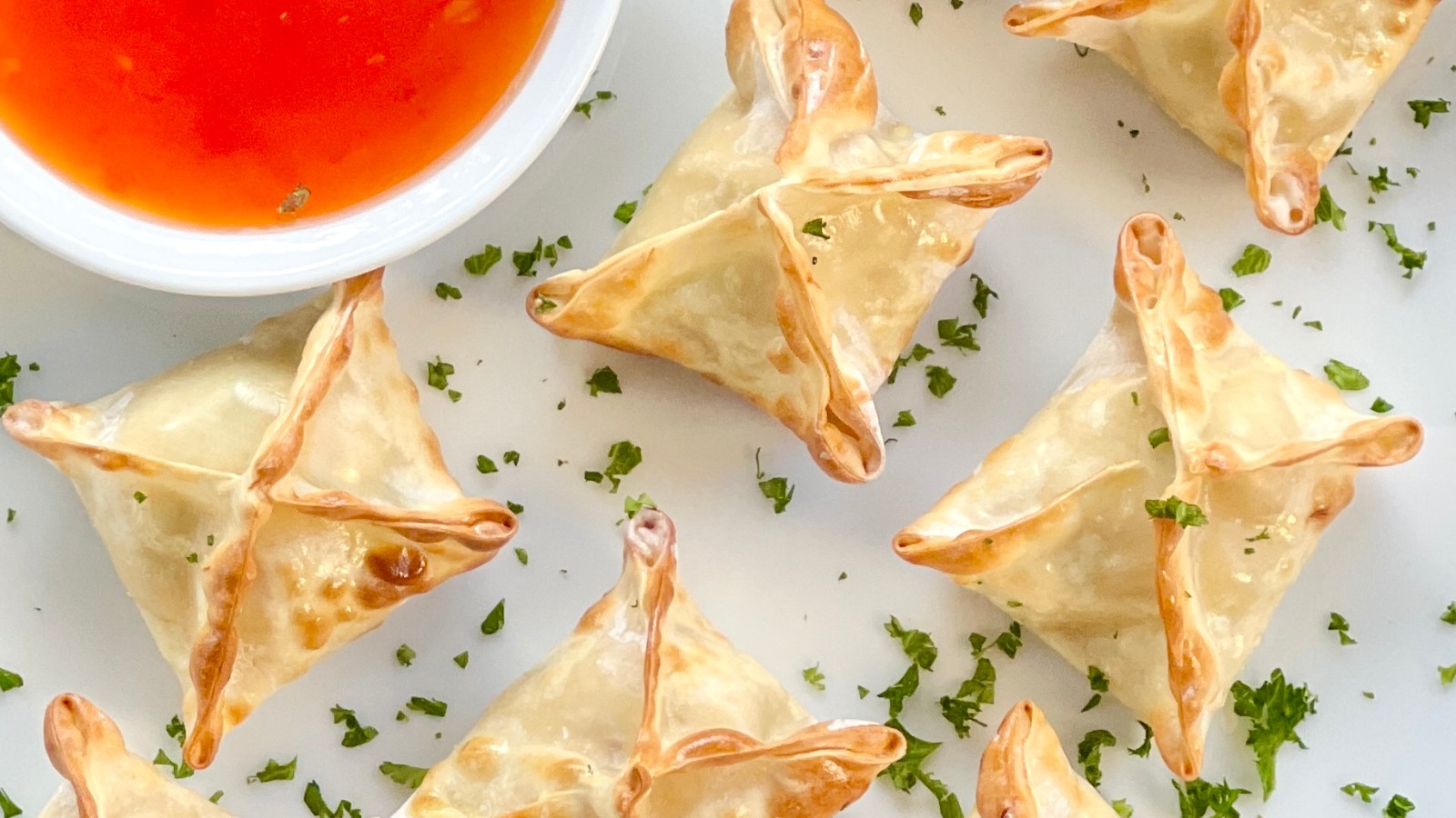 Image of Air Fryer Dungeness Crab Rangoons