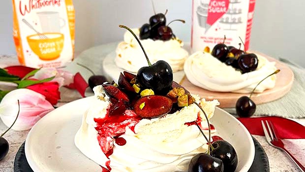 Image of Mini Cherry Pavlova