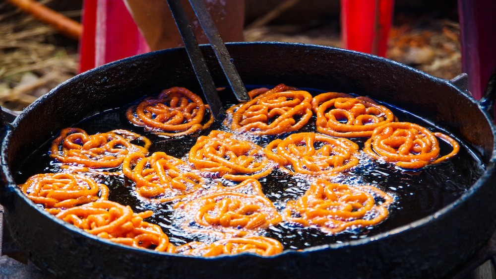 Image of Jalebi (Saffron Funnel Cake)