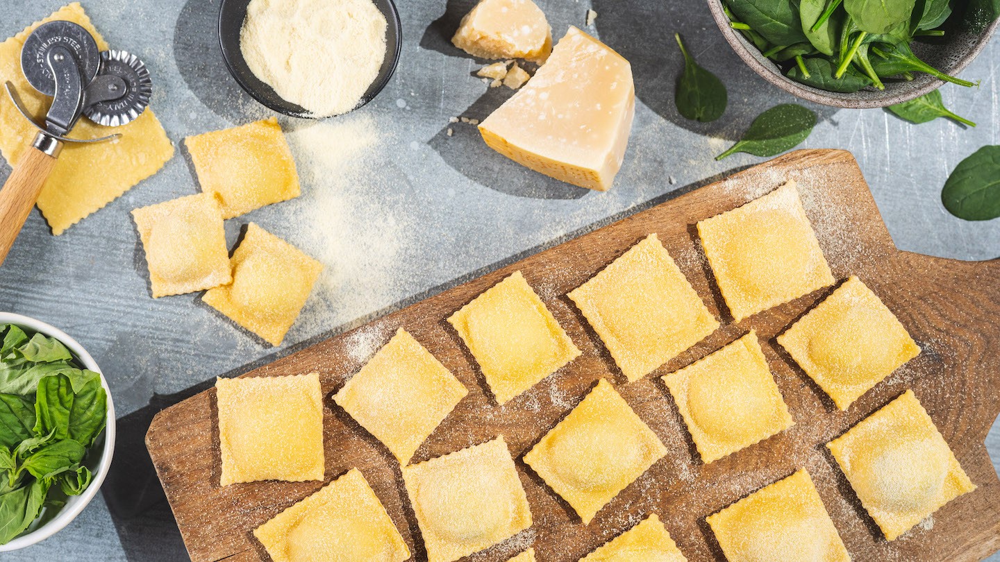 Image of Spinach Ravioli with Marinara