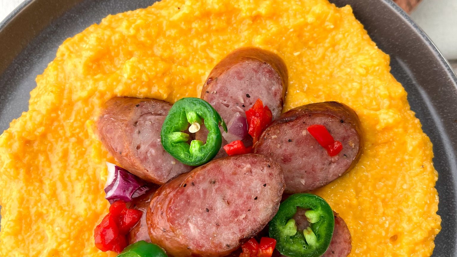 Image of Baked Jalapeno Cheddar Corn Grits