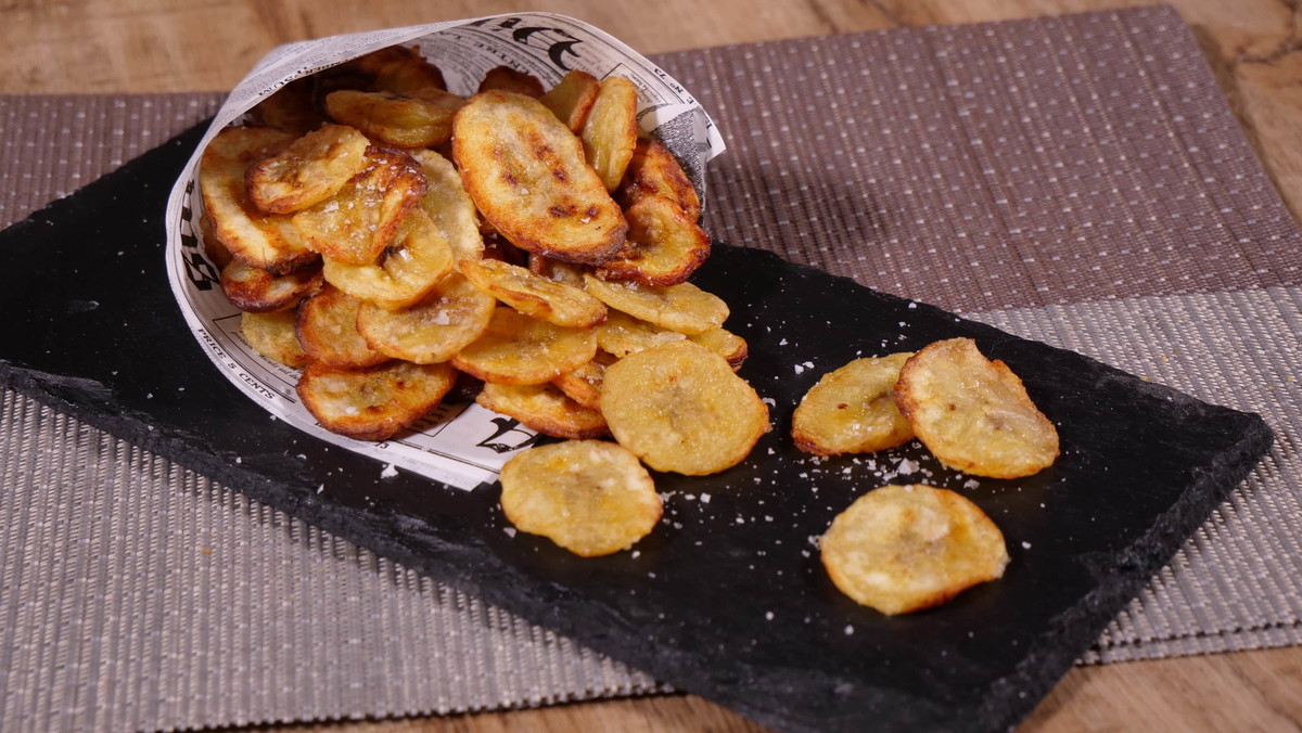 Air Fryer Homemade Banana Chips