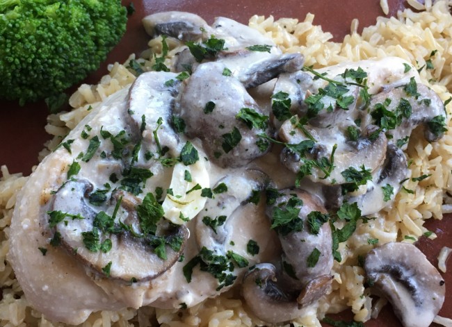 Image of Mushroom Manchego Chicken