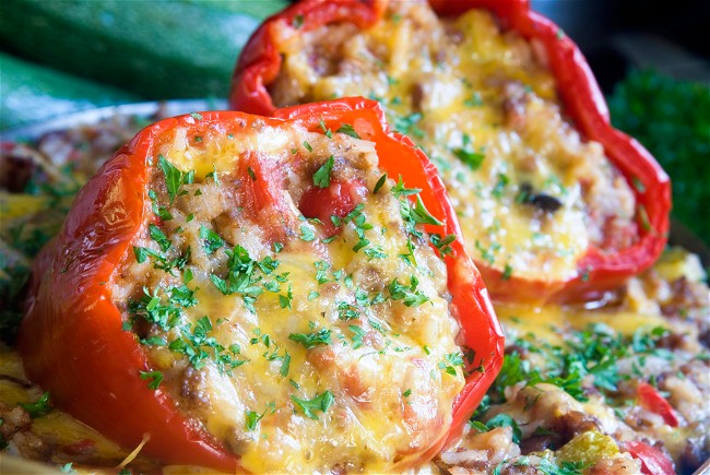 Image of Savory Stuffed Peppers