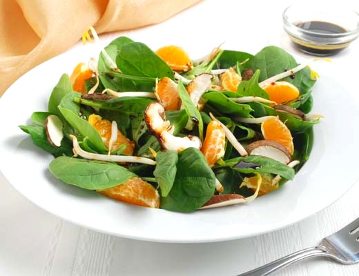Image of Tangerine Asian Spinach Salad