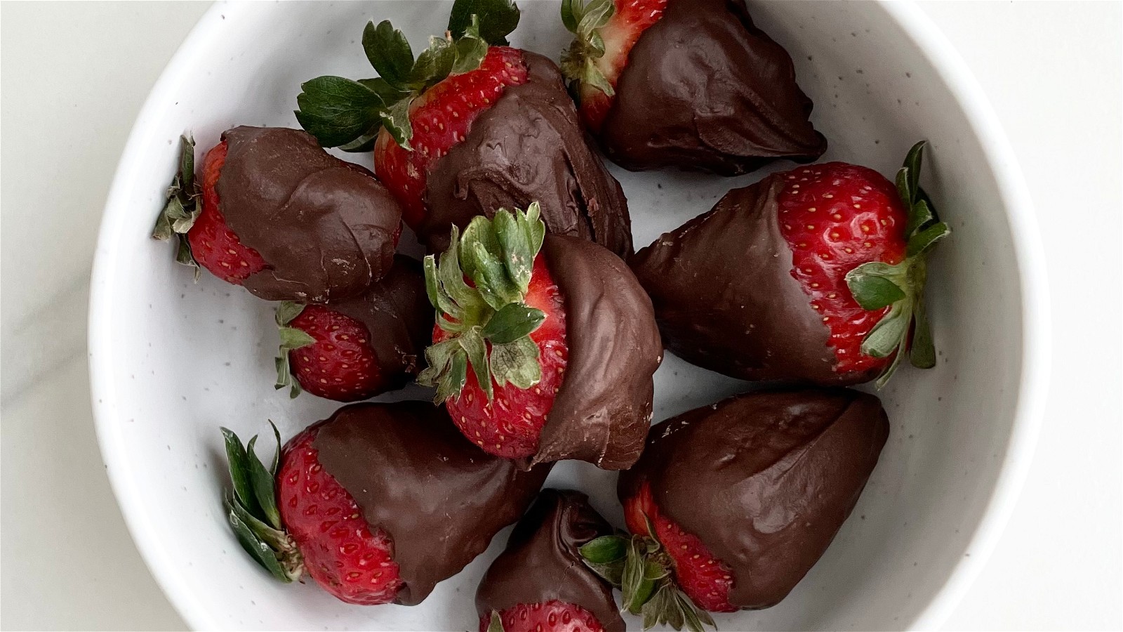 Image of Chocolate Covered Strawberries with Plant Protein
