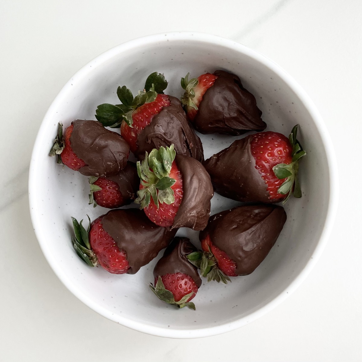 Chocolate Covered Strawberries with Plant Protein