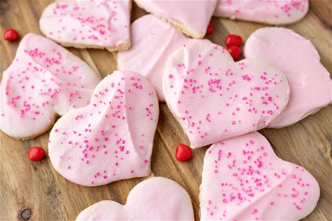 Image of Valentine's Day Soft Shortbread Cookies