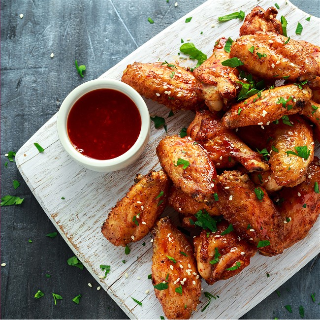 Image of Fig Chili BBQ Chicken Wings