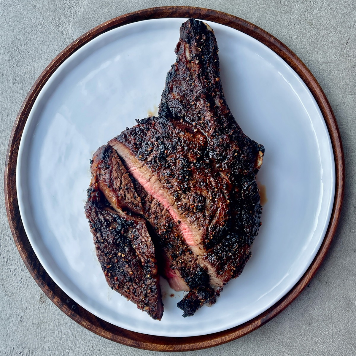 3 Ingredient Broiled Ribeye